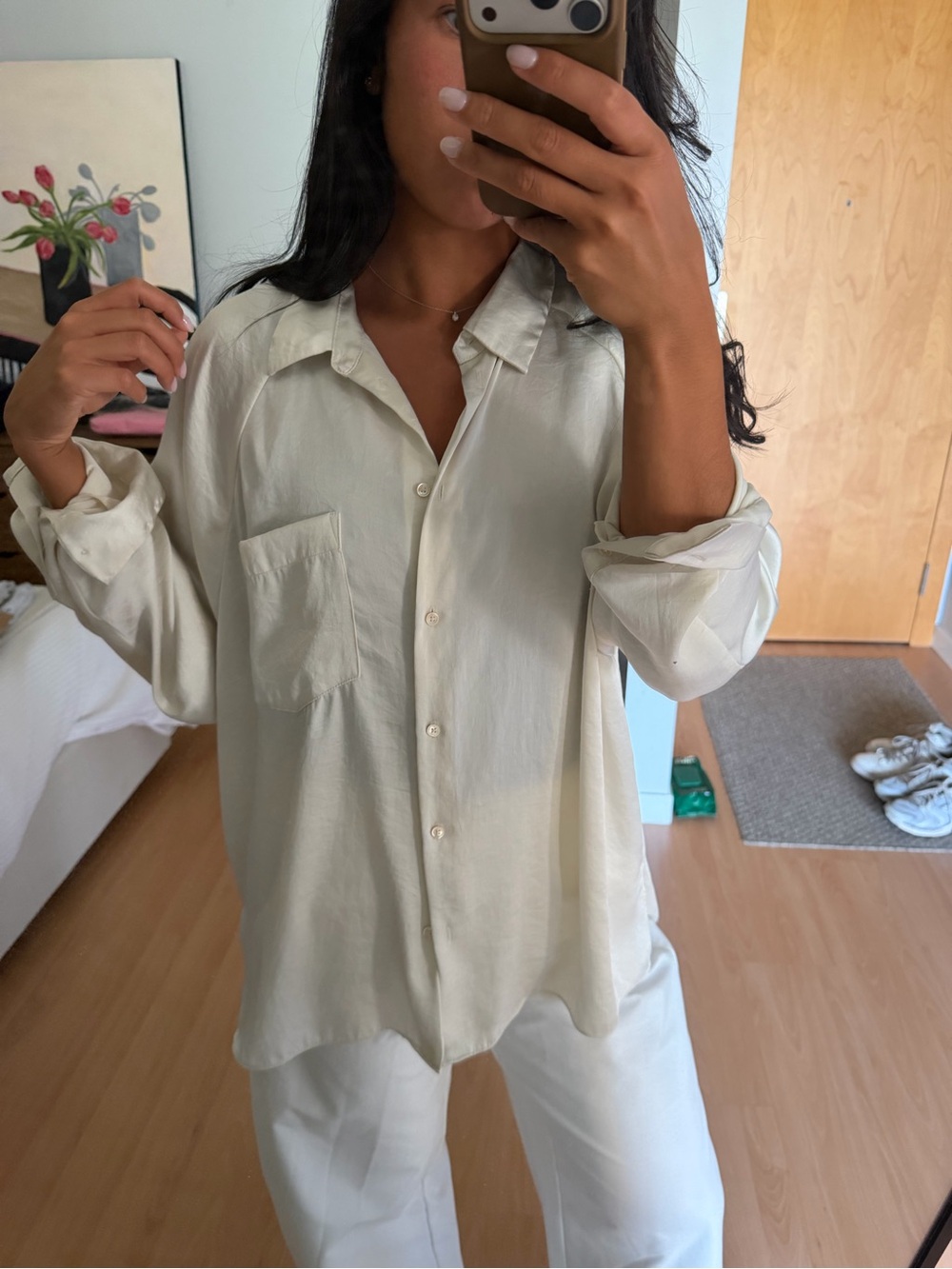 Wilfred Ivory Button-Up Jacket - Picture 2 of 6